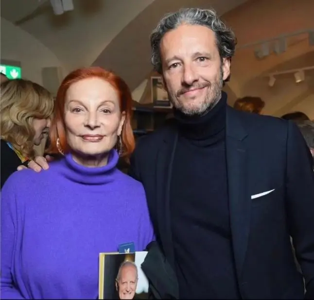 Donatella Girombelli con il figlio Leonardo