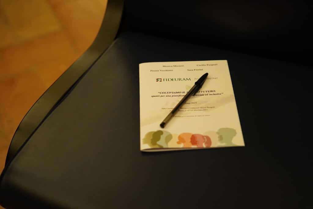L'opuscolo per le programmazione consegnato durante l'evento