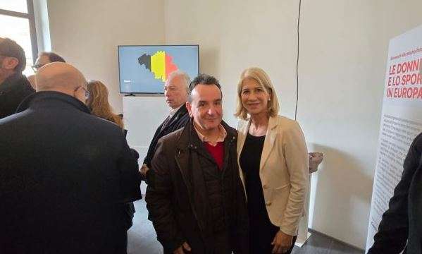 Carolina Morace a Macerata con Roberto Cherubini