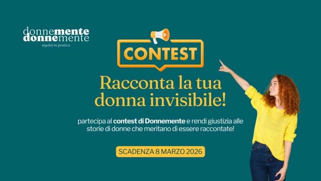 Donna invisibile, la copertina del contest