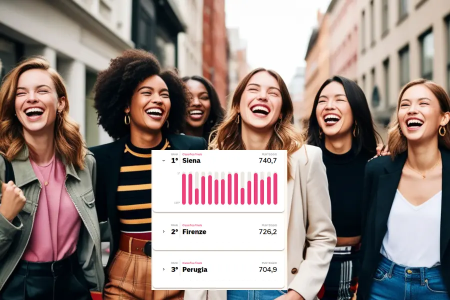 Qualità della vita, Centro Italia a misura di donna