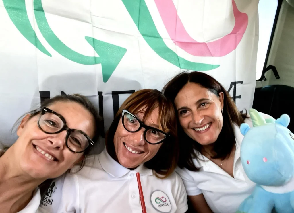 Eleonora Ciaralli, Silvia Giannini e Barbara Ferroni delle Infinitae