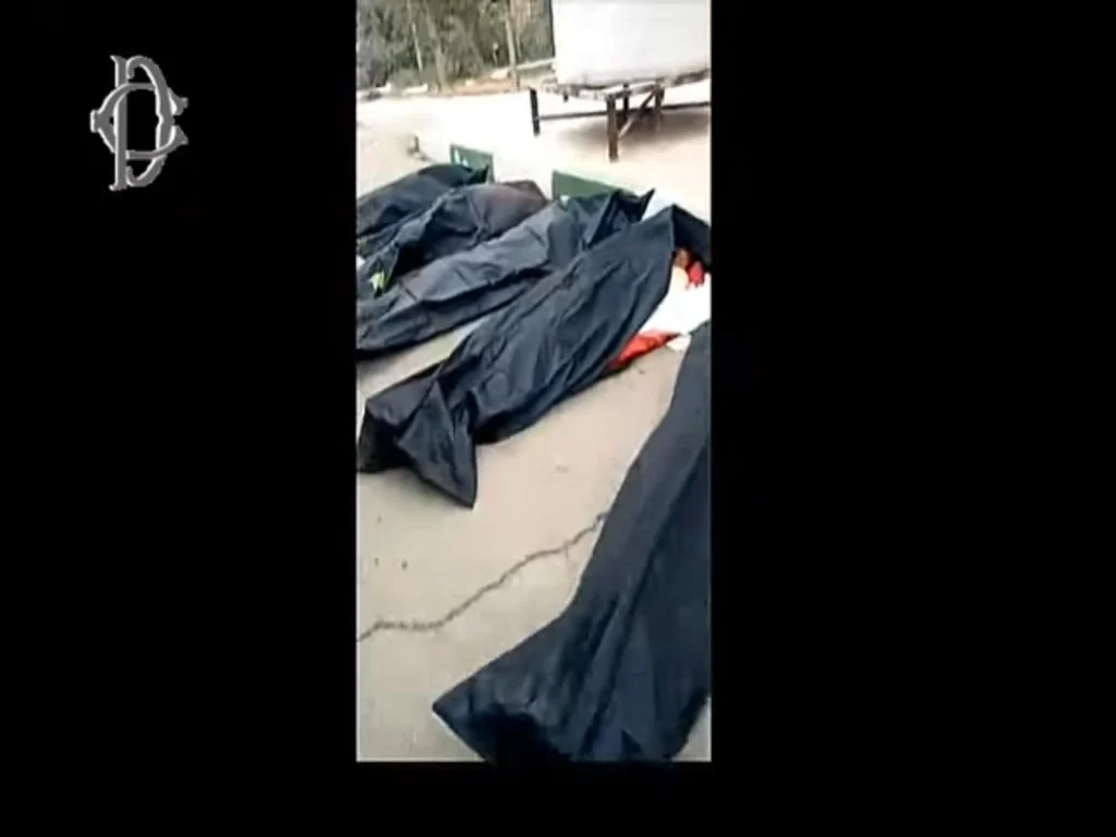 Le file di cadaveri a Teheran