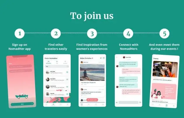 nomadher app