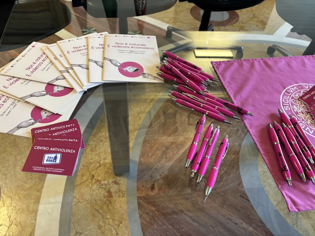 Conferenza stampa di presentazione del nuovo sportello antiviolenza dell'Univrtsità di Macerata insieme a Sos Donna dell'area territoriale n15