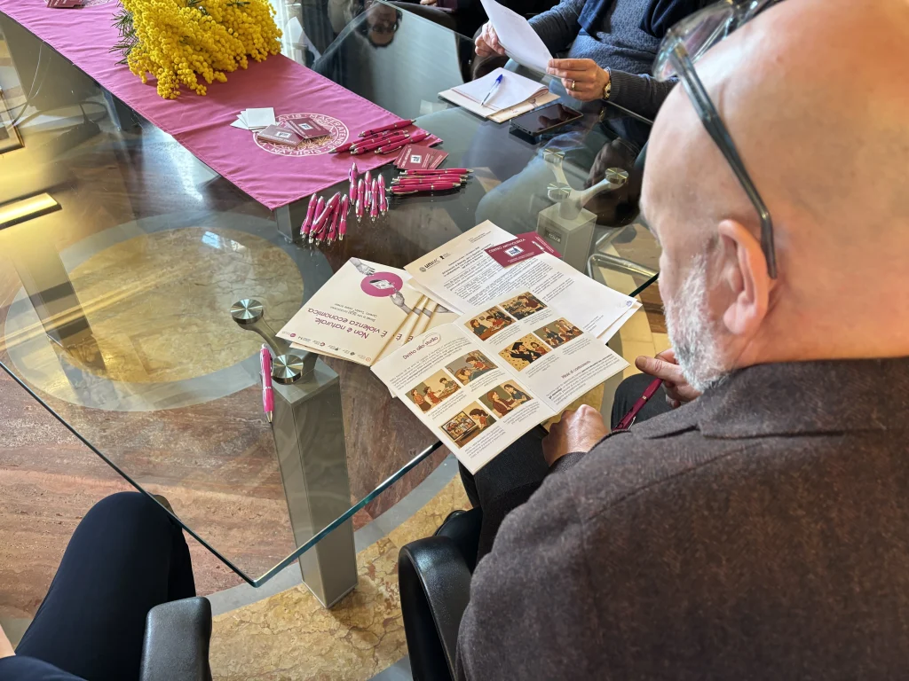 Conferenza stampa di presentazione del nuovo sportello antiviolenza dell'Univrtsità di Macerata