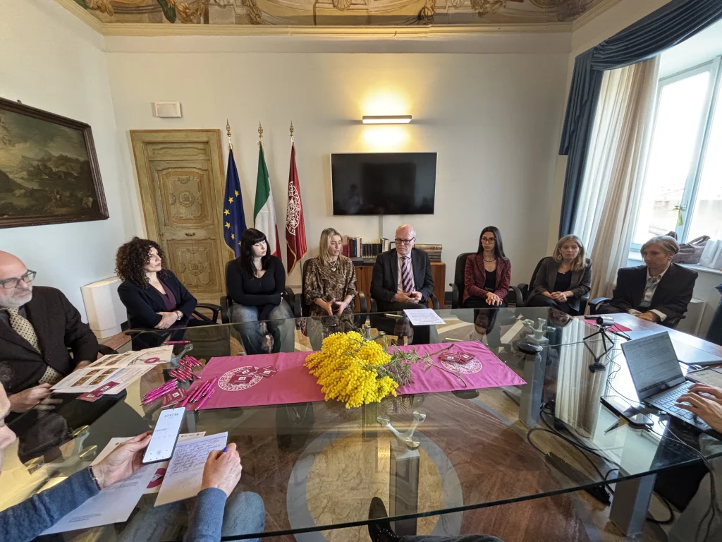 Conferenza stampa di presentazione del nuovo sportello antiviolenza dell'Univrtsità di Macerata