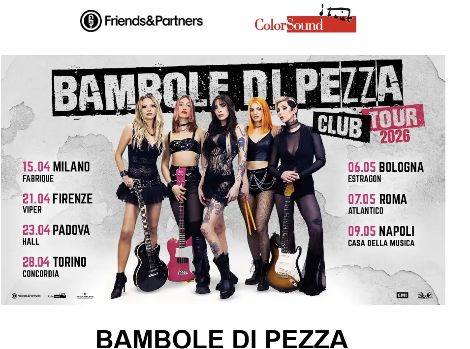 bambole di pezza tour 2026