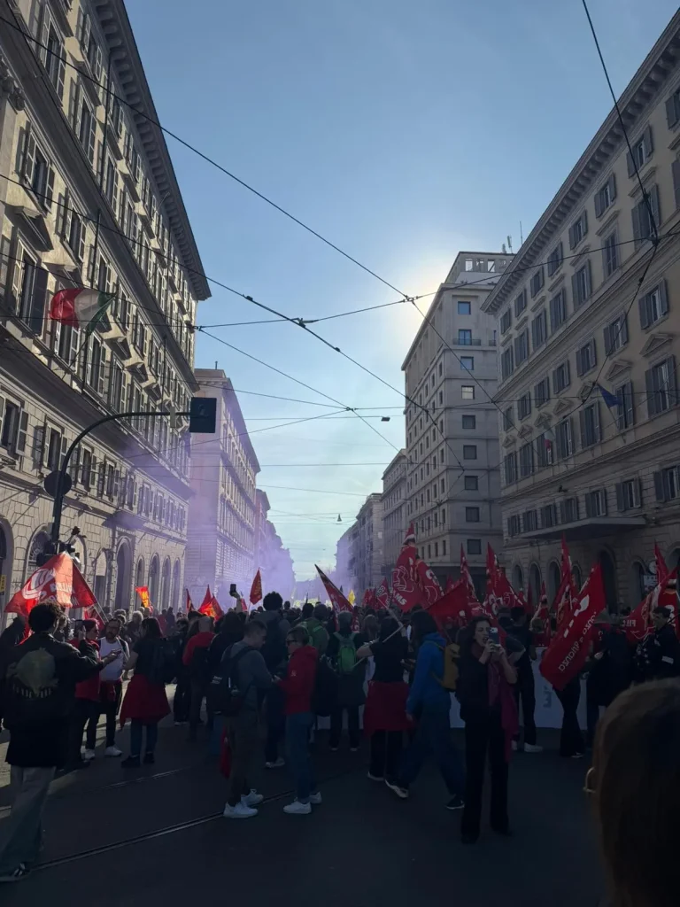 Il corteo a Roma per il consenso