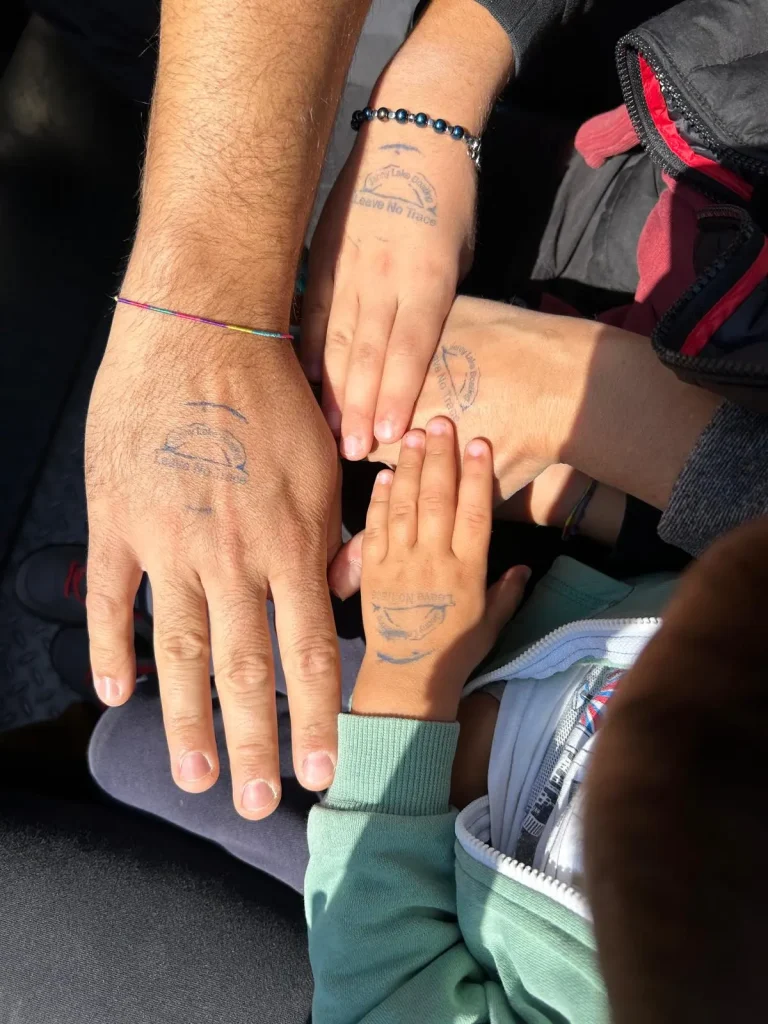 Alessia Amato con la famiglia