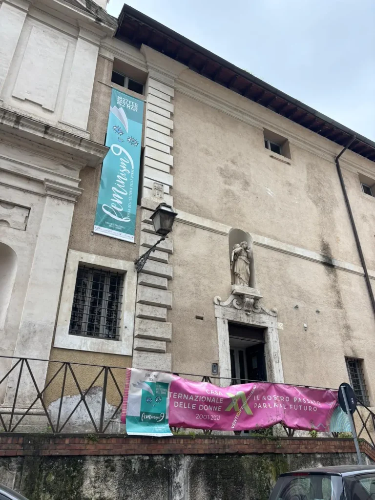 Feminism9, l'ingresso della casa Internazionale delle donne
