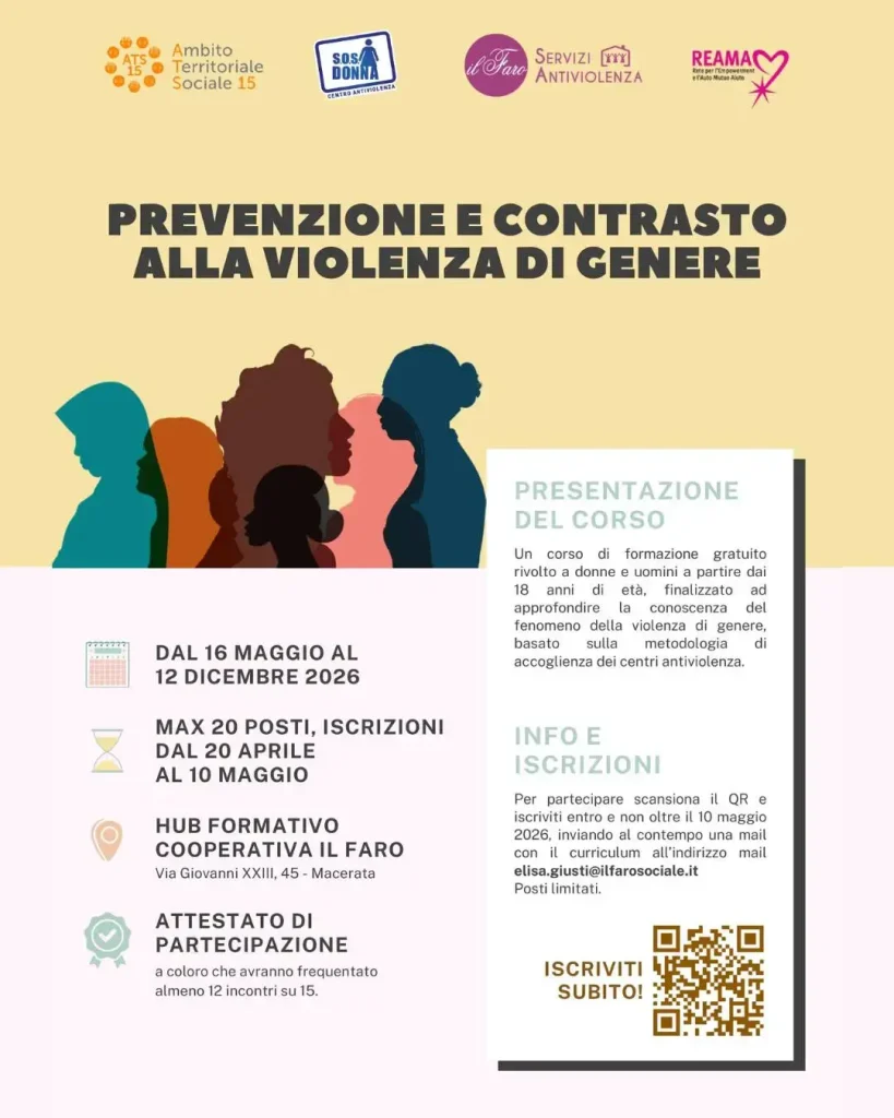 La locandina del corso