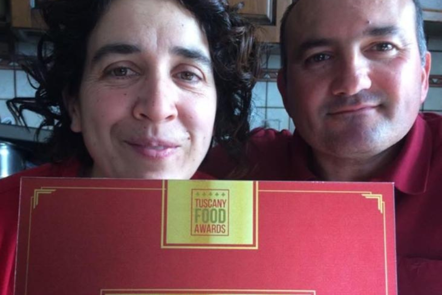 Paola Loi con il marito Francesco