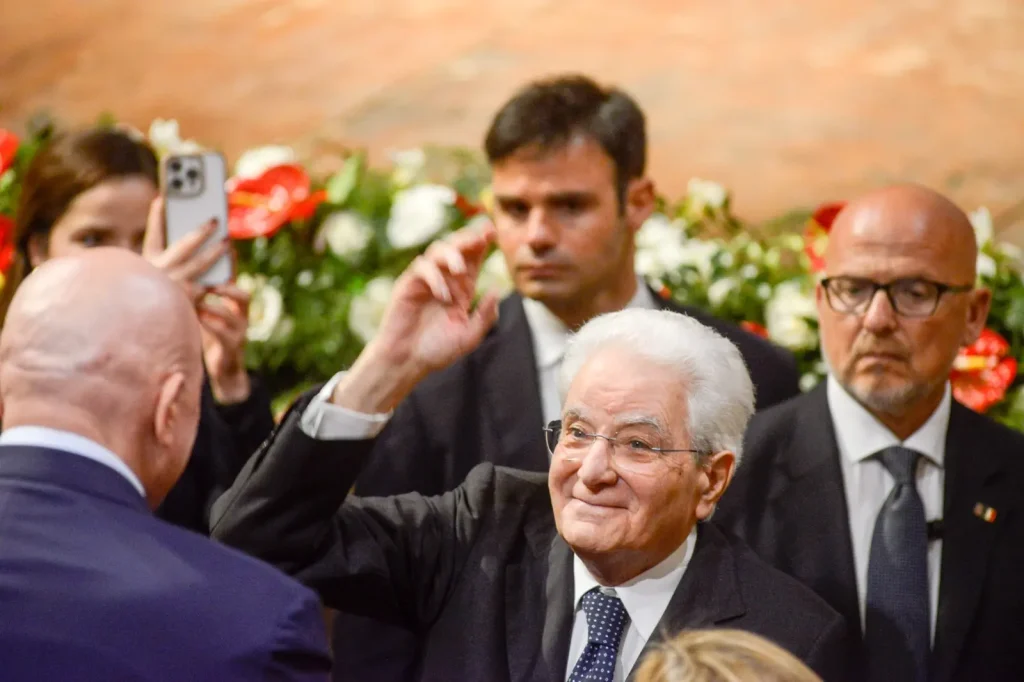 Sergio Mattarella a San Severino Marche