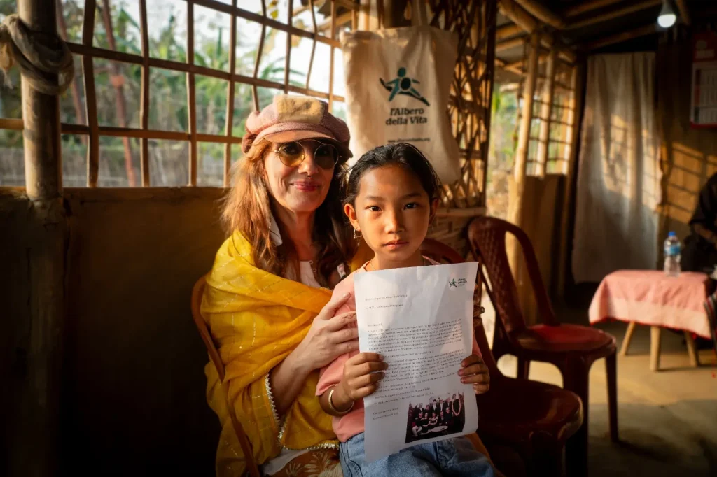 Paola Maugeri in India
