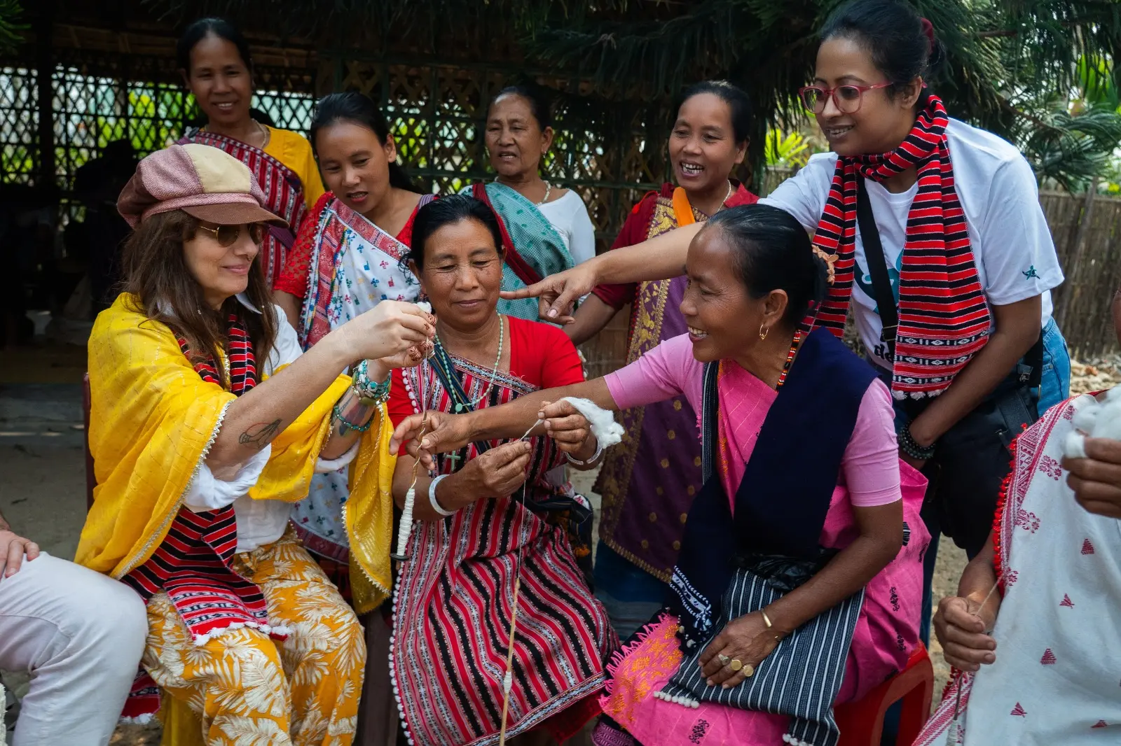 Paola Maugeri in India con la Fondazione