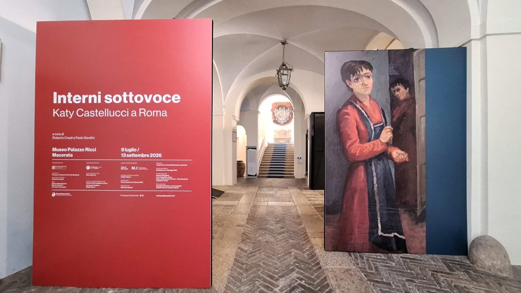 L'ingresso alla mostra su Katy Castellucci