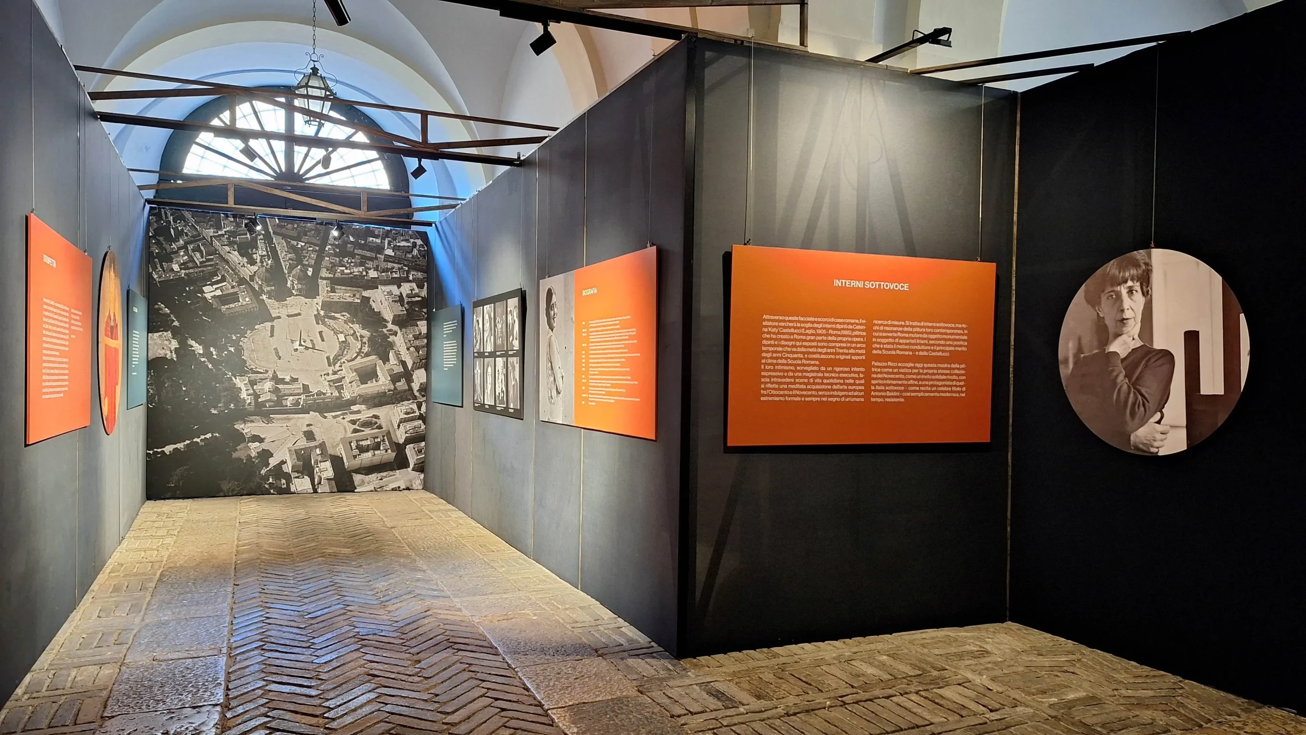 L'ingresso alla mostra su Katy Castellucci