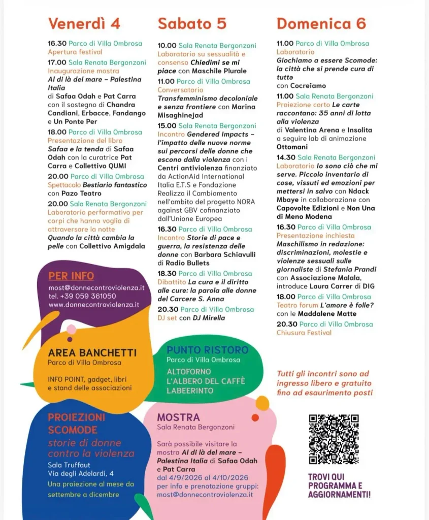 scomode 2026 programma festival modena