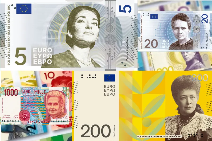 Le proposte di banconote euro