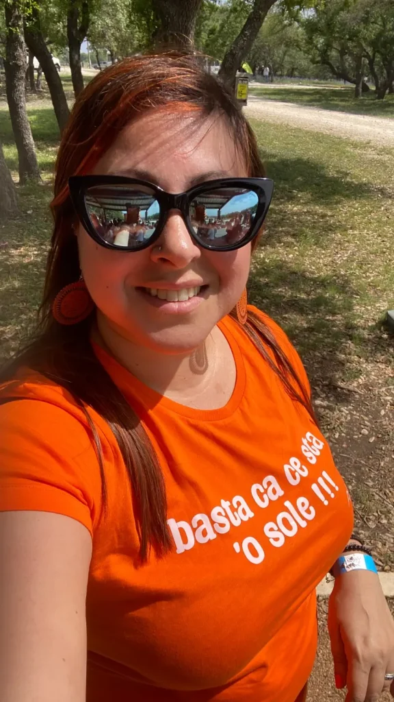Clementina Sasso in Texas per l'eclissi totale
