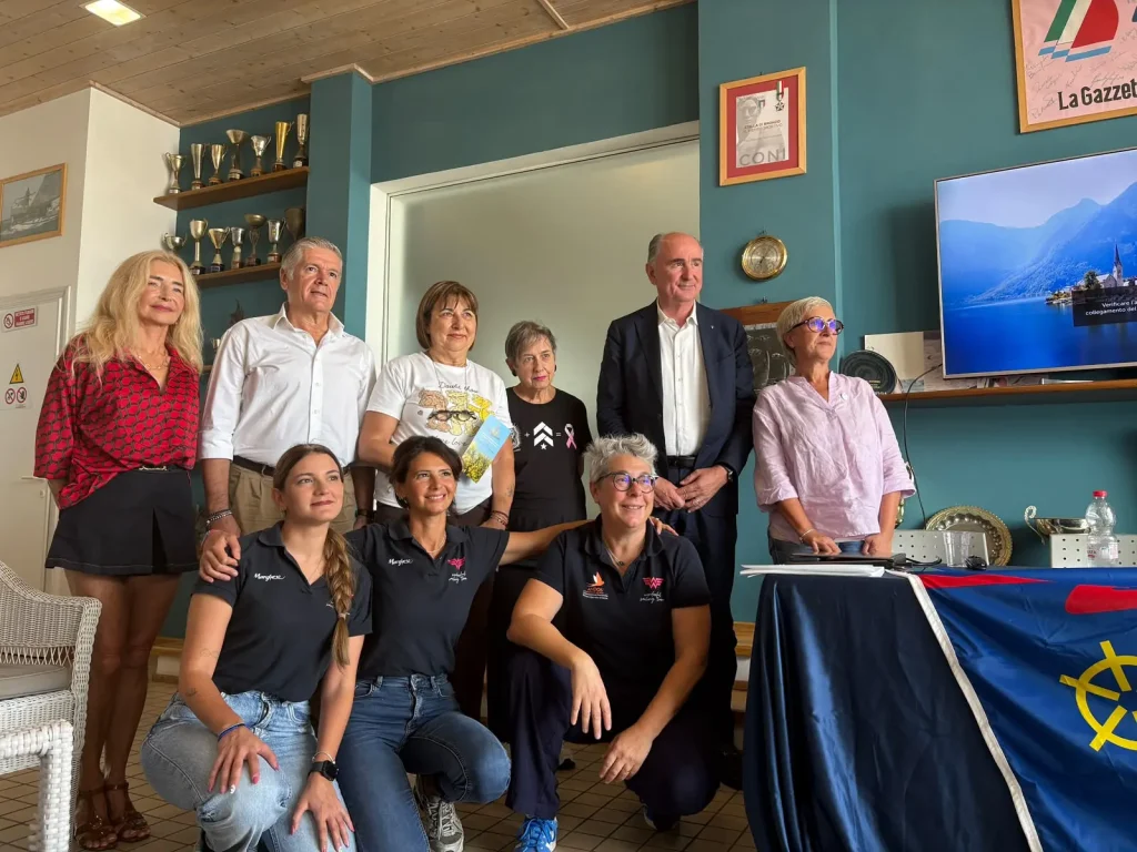 Organizzatori e sostenitori del progetto "Giro di boa"