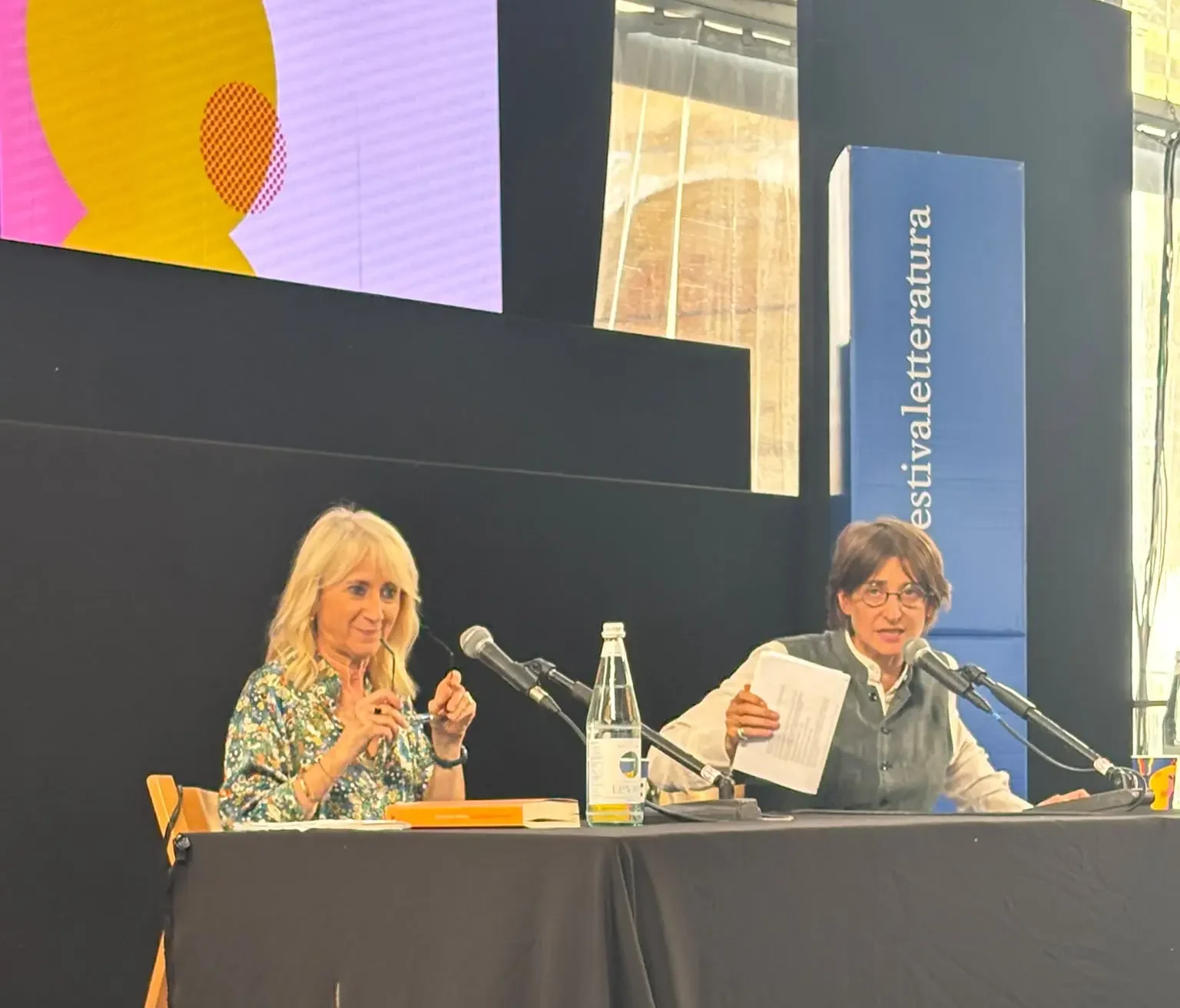 La presentazione del libro con Chiara Valerio e Luciana Littizzetto