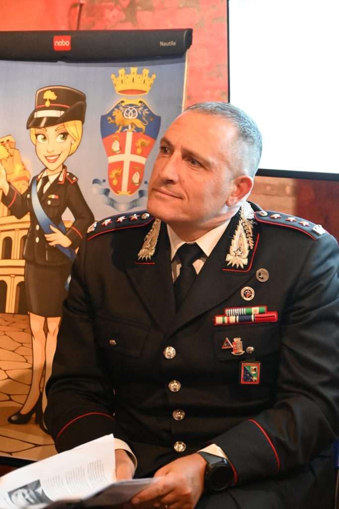 Il comandante Ruocco ha voluto portare il gioco tra i giovani