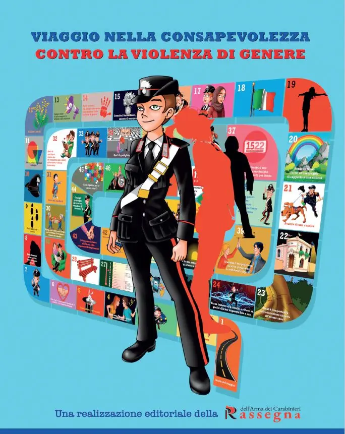 Il gioco dei carabinieri contro la violenza di genere
