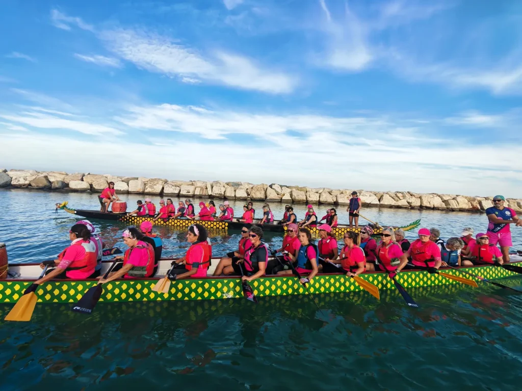 Allenamento condiviso di Dragon Boat