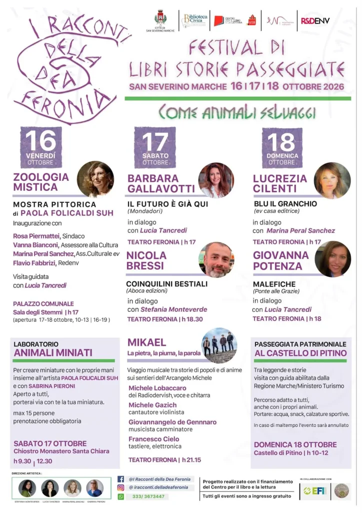 I racconti della Dea Feronia, locandina