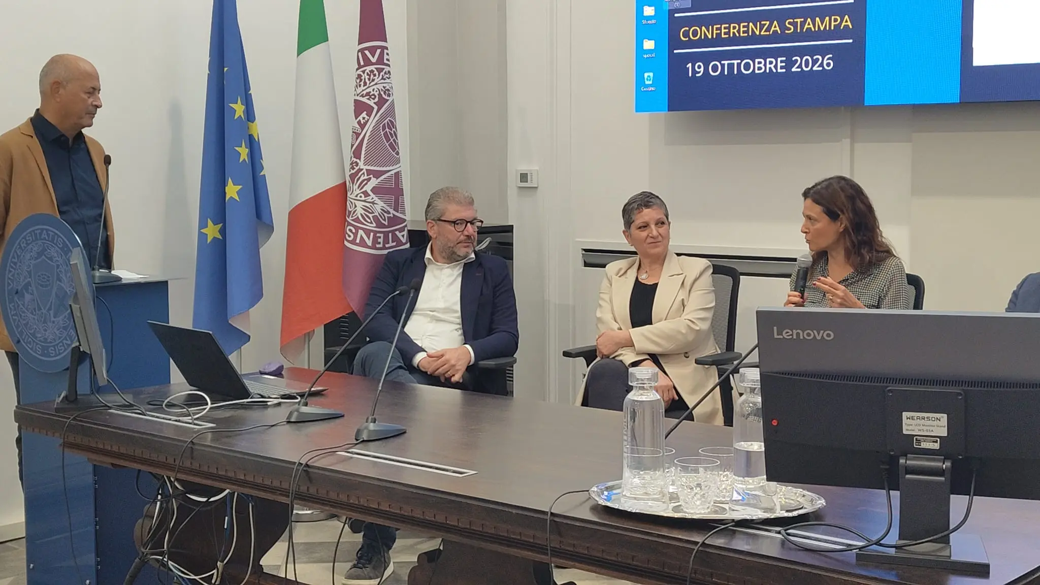 La presentazione della Fondazione Human Ai: al centro la presidente Oliva Alberti