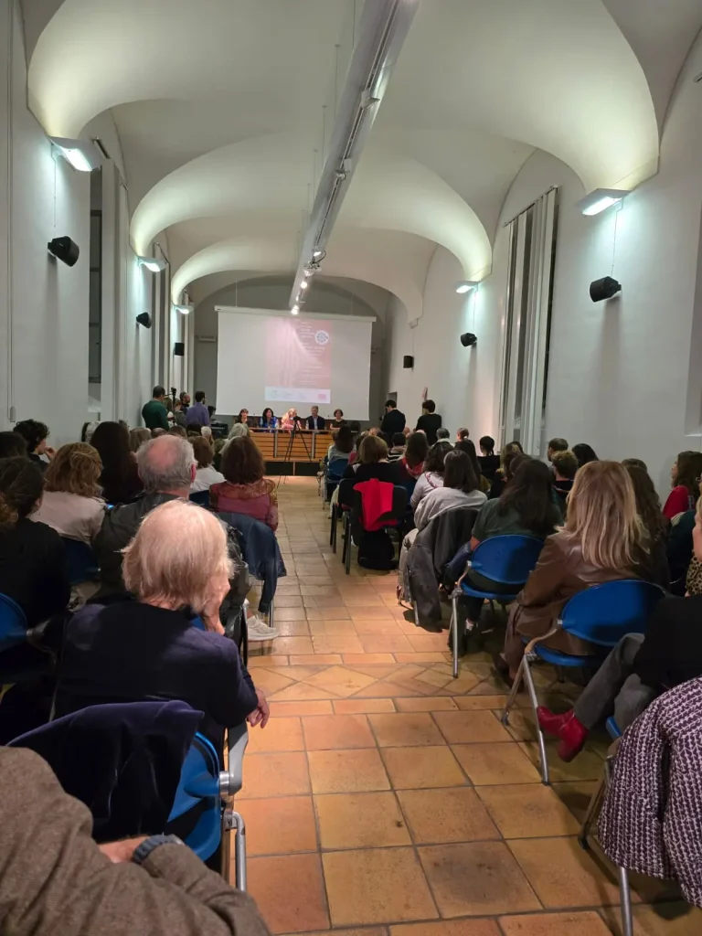 Gino Cecchettin alla Casa internazionale delle donne di Roma